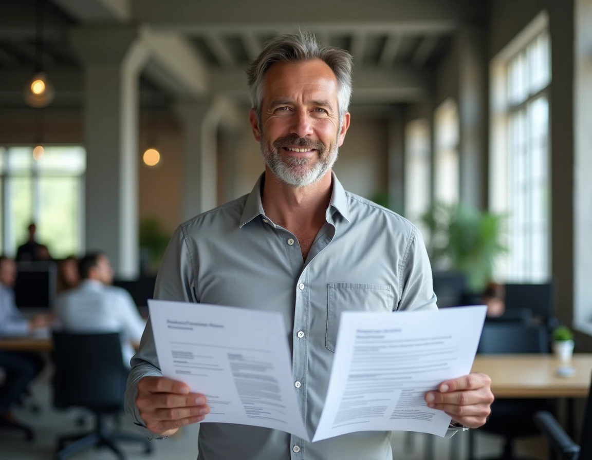 Agent immobilier comparant un modèle gratuit et un modèle payant d'état daté