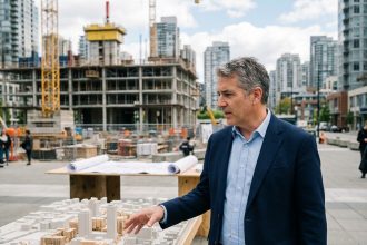 Urbaniste en planification urbaine devant maquette